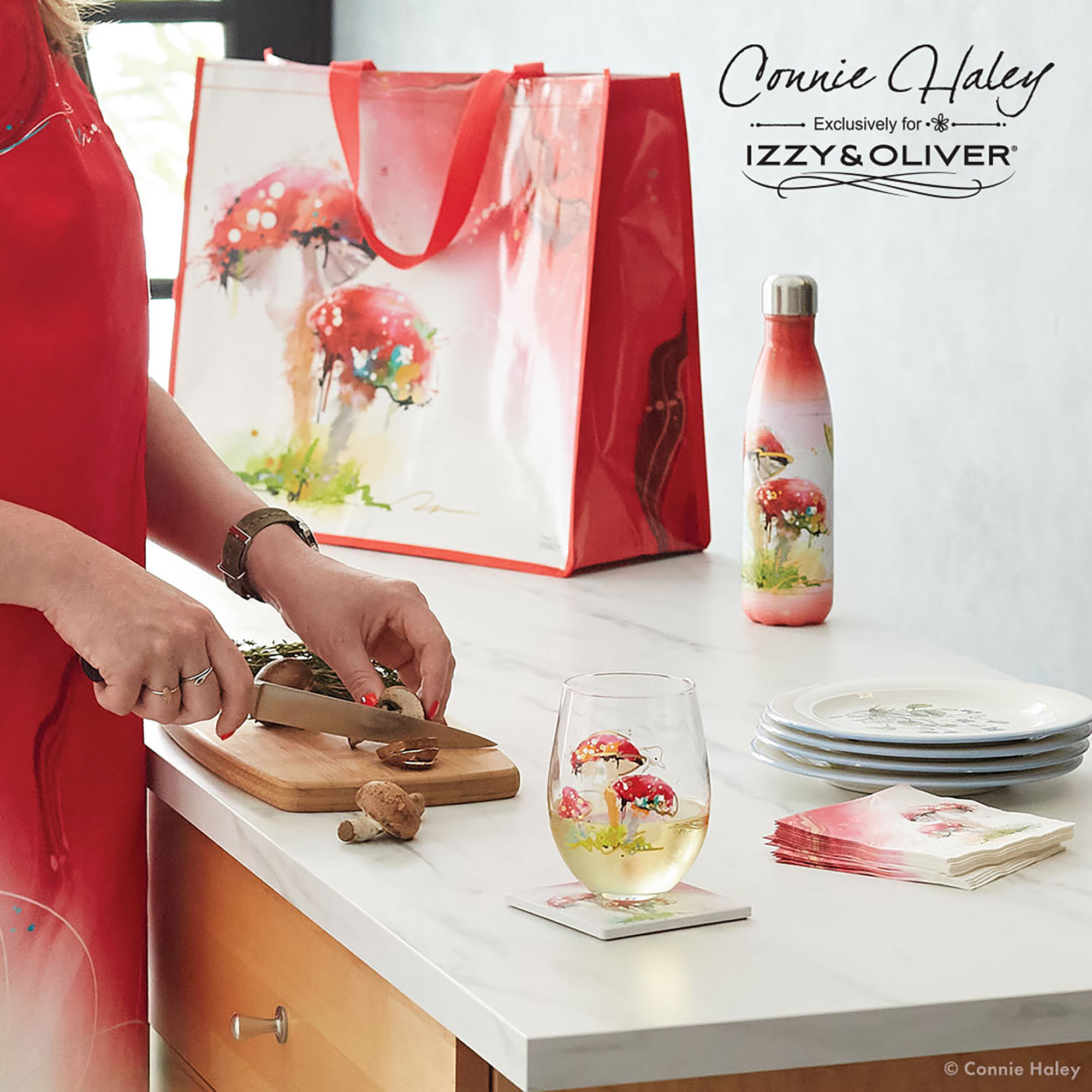 Enesco Color Splash Collection Mushrooms