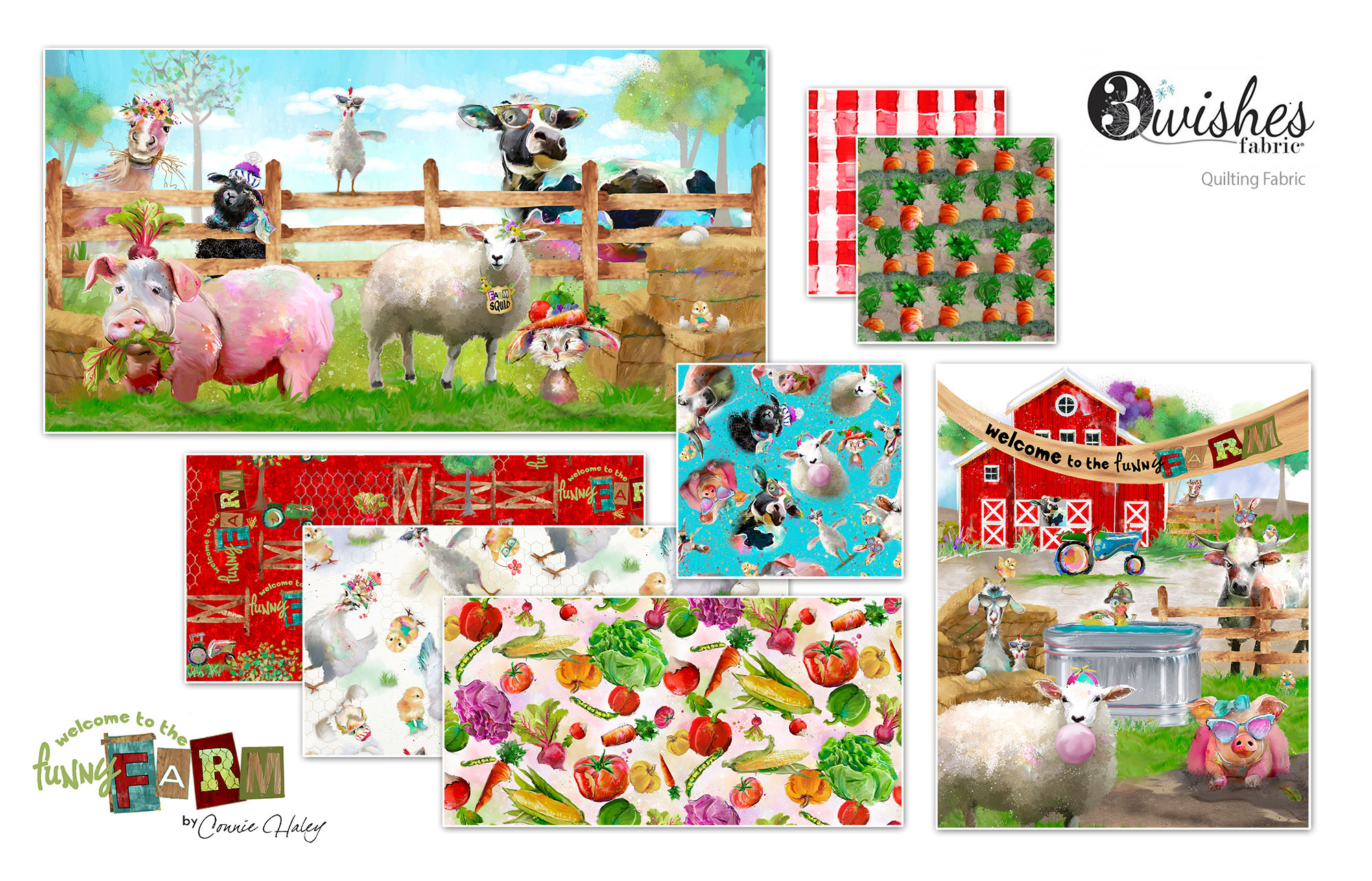 Funny Farm Fabric