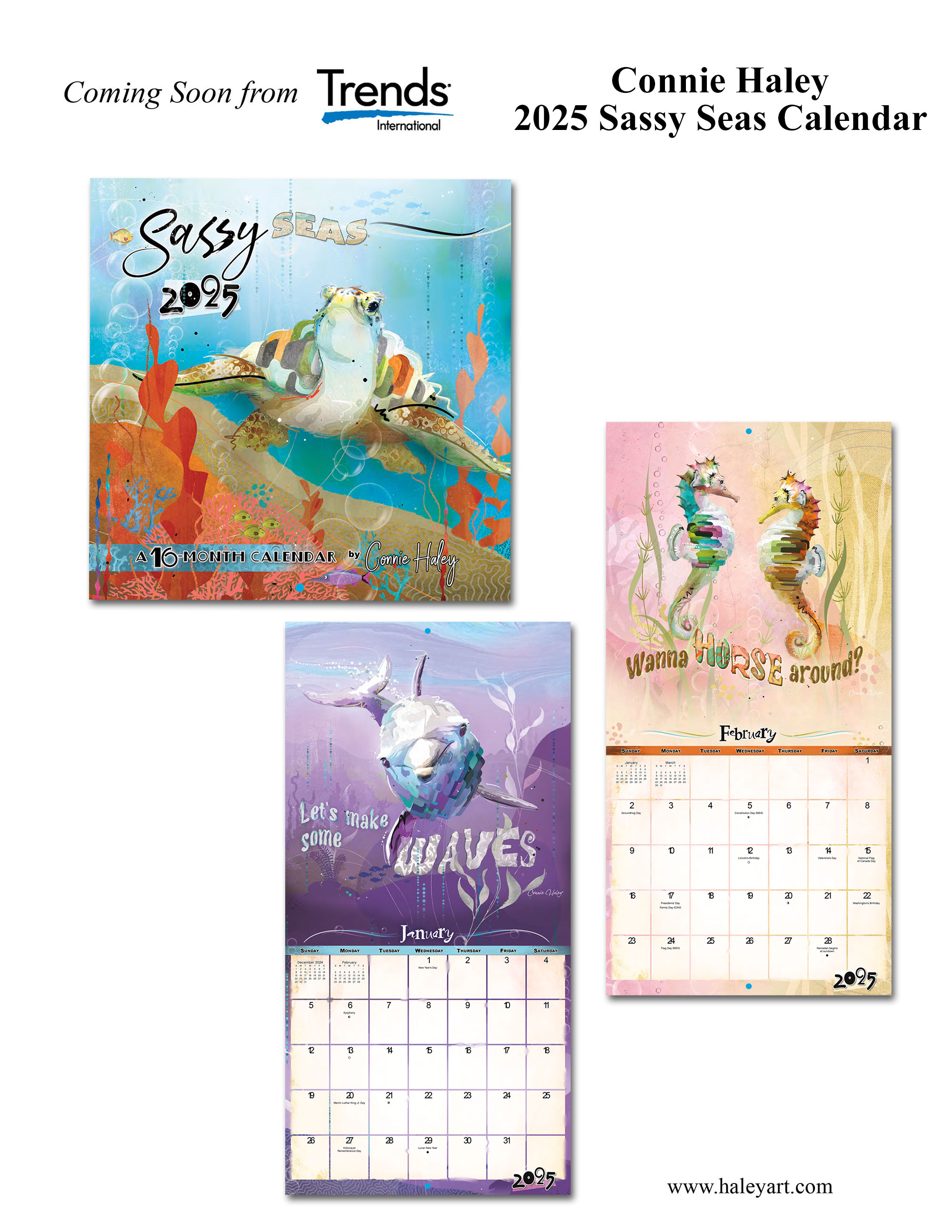 Trends 2025 Sassy Animals Calendar