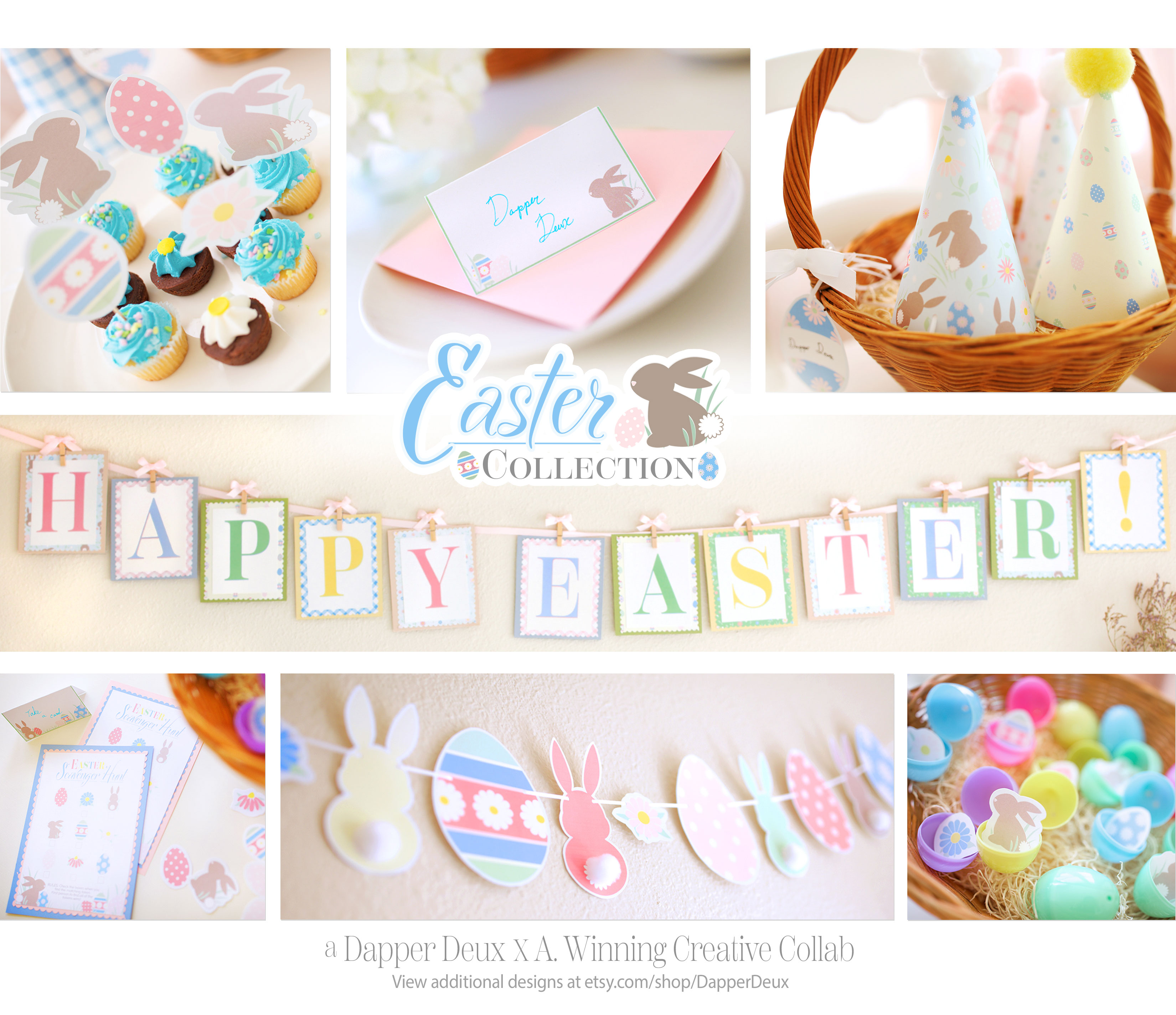 Easter Collection for Etsy Printables
